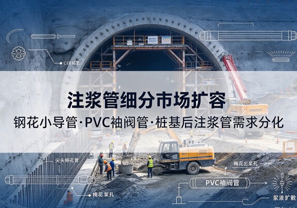 南川区注浆管细分市场扩容，隧道钢花小导管、PVC 袖阀管、桩基后注浆管需求分化